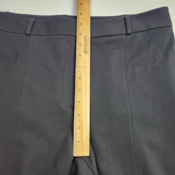 J. McLaughlin Black Straight Leg Slit Ankle Pants Trouser Size 12 - Picture 12 of 16